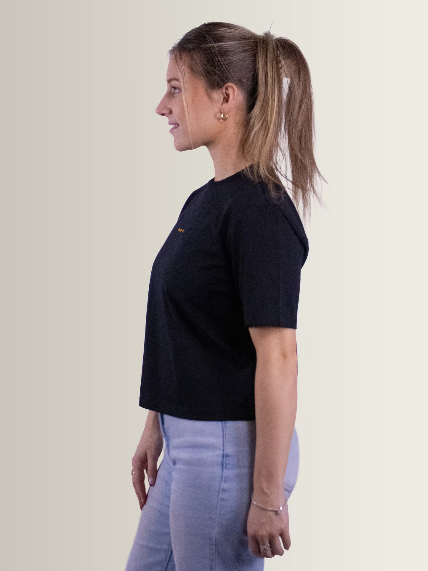 KLAPLONGEN - Box T-Shirt Black - Women
