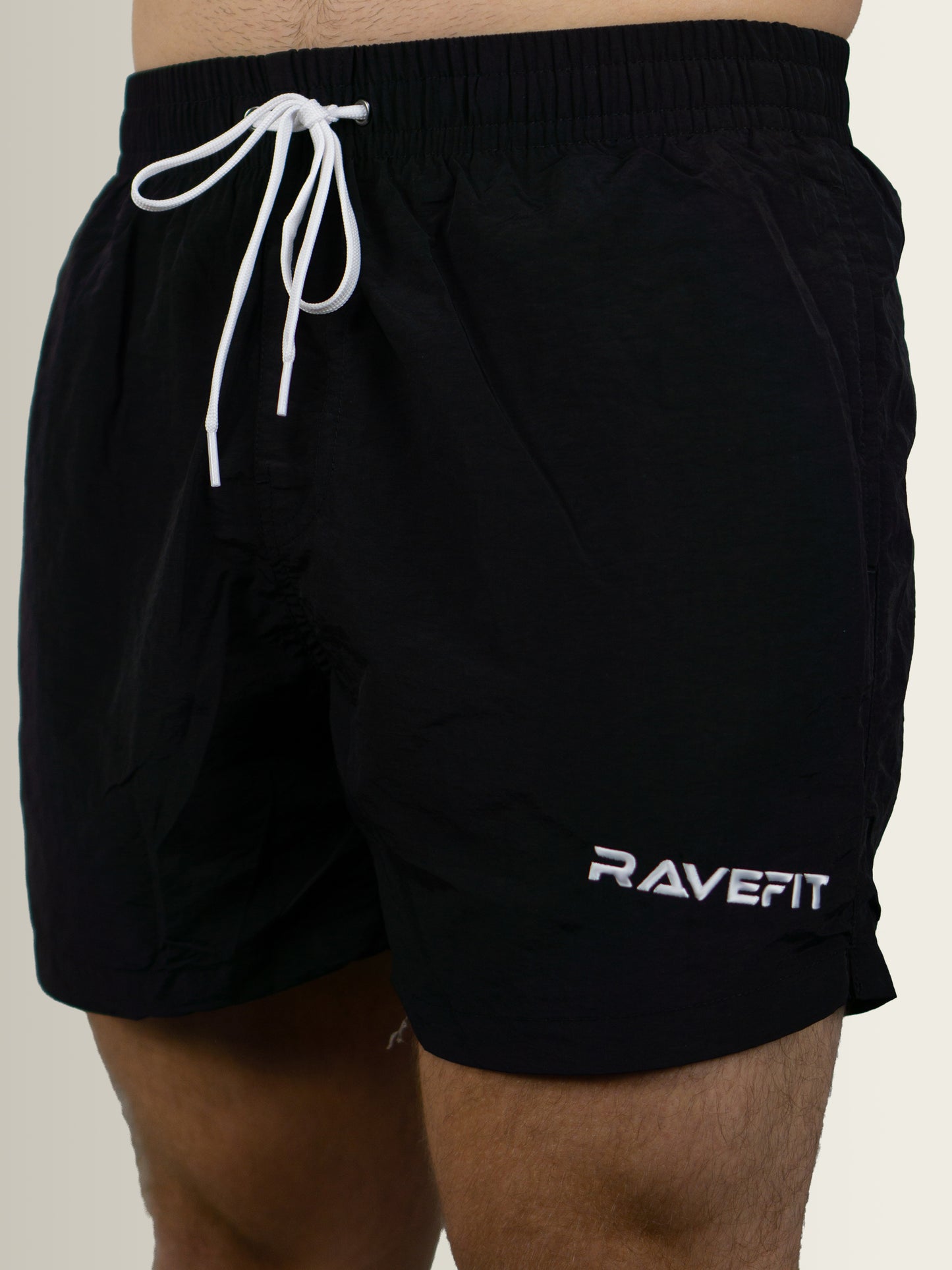 RaveFit® - Swim Shorts Black