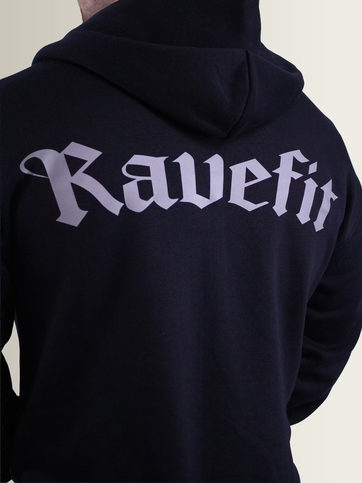 RaveFit® - Zip Up Hoodie Black
