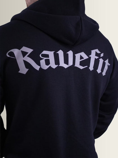 RaveFit® - Zip Up Hoodie Black