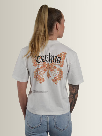 TECHNOMORPHO - Graphic Box T-Shirt White - Women