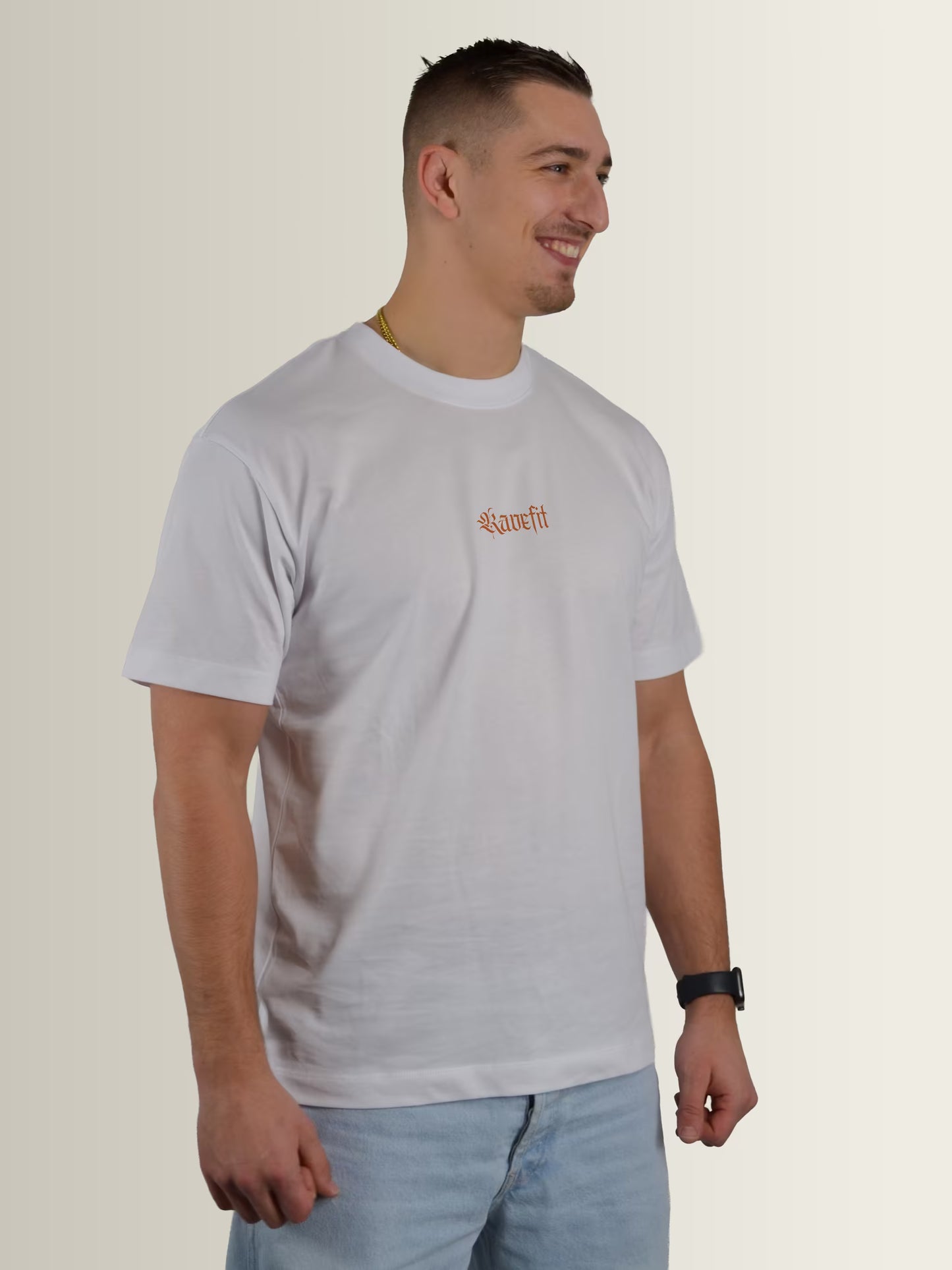 TECHNOMORPHO - Graphic Relaxed T-Shirt White - Men