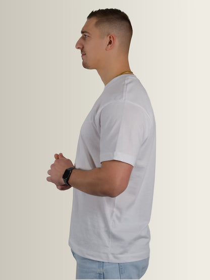 TECHNOMORPHO - Graphic Relaxed T-Shirt White - Men